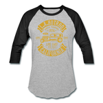 Load image into Gallery viewer, Hot Rod Baseball Tee - heather gray/black
