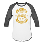 Load image into Gallery viewer, Hot Rod Baseball Tee - white/charcoal
